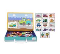 Puzzle Magnétique pour | Jouets Éducatifs À Double Face | Jouets Magnétiques pour Petits,pour D'âge Préscolaire, Garçons, Adolescents, Apprentissage, Garçon, Adultes, Voyage,