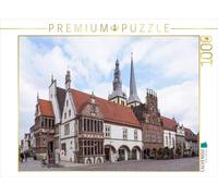 CALVENDO Puzzle Hôtel de Ville Église Saint-Nicolaï Lemgo 1000 pièces Taille de Pose