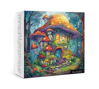 Puzzle maison champignon pour adultes 1000 pièces, puzzle forêt magique, puzzle fantastique plante arbre puzzle