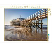Puzzle · Maison sur pilotis sur la Plage de St | Peter-Ording, dans le Schleswig-Holstein · Habitation… · 1000 pièces · Format assemblé 64 × 48 cm · CALVENDO Puzzle