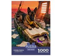 Puzzle Malinois Belge 1000 Pièces pour Adultes Et Enfants, Défiant Et Stimulant, Puzzles Bateau Ancien, Home Decor, Cadeau Famille 70x50cm/1000pcs