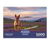 Puzzle Malinois Belge 1000 Pièces pour Adultes Et Enfants, Plaisir Partagé en Famille, Jeu ÉduChatif, Puzzle Prairie Plateau, Décoration Intérieure, Cadeau Anniversaire 70x50cm/1000pcs