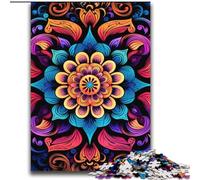 Puzzle Mandalas en Fleurs 2000 pièces pour Adultes et Adolescents, Anti-Stress, Vacances à la Maison, Passe-Temps et Amour Entre Couples (70x100cm)