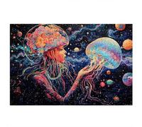 Puzzle Manga 1500 pieces Adultes, Puzzle 1500 pieces Abstrait, Puzzles Bois de Qualité Supérieure avec Une Boîte d'Emballage Exquise, Jeu de Concentration pour Adultes, Cadeau Femme, Cadeau Homme P-77