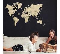 Puzzle Mappemonde 3D en Bois L - Cadeau Maestro