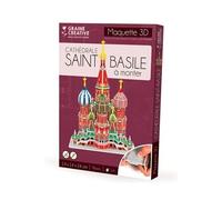 Graine créative Puzzle 3D Cathédrale Saint Basile Architecture 78 pièces Multicolore