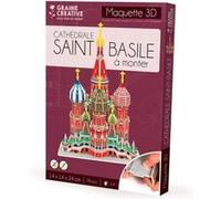 Graine créative Puzzle 3D Cathédrale Saint Basile Architecture 78 pièces Multicolore