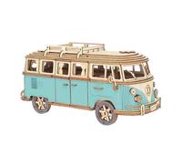 Puzzle Maquette en Bois À Construire - Tour Bus Jigsaw - Kit de Modélisme pour Adultes Et Adolescents