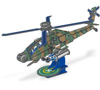 Puzzle Maquette Helicoptere Apache