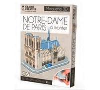 Graine créative – Puzzle maquette 3D Cathédrale Notre-Dame de Paris – 96 pièces
