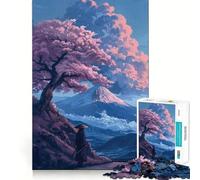 Puzzle Marcher dans la Solitude (Japon) 1000 pièces pour Adolescents Jeu Stimulant l’Esprit,Assemblage sécurisé et Solide,activité Amusante en Famille Le Soir (38x52cm)