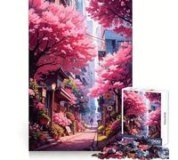 Puzzle Marcher en Solitaire 1000 pièces pour Adolescents Améliore la mémoire Paisible et Amusant Découpe Laser Cadeau touchant (50x75cm)