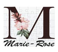 Puzzle Marie-Rose | 30 Pièces 24 × 19 cm Carton Brillant 2 mm | Message à Reconstituer Annonce Surprise | Cadeau Anniversaire Noël