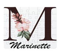 Puzzle Marinette | 30 Pièces 24 × 19 cm Carton Brillant 2 mm | Message à Reconstituer Annonce Surprise | Cadeau Anniversaire Noël