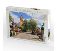 Puzzle · Marktplatz in Buckow in der Märkischen Schweiz | Gemütliches Stadtzentrum · 1000 pièces · Format assemblé 64 × 48 cm · CALVENDO Puzzle
