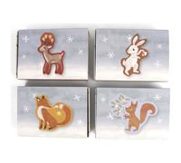 Filibabba - Set de 4 puzzles Wonderful Winter Forest Friends
