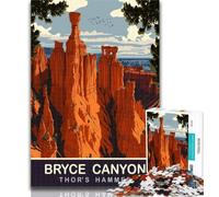 Puzzle Marteau de Thor pour Adolescents, 1000 pièces, Jouets éducatifs et éducatifs, Jeux familiaux pour renforcer l'amour Entre Couples, 26x38cm