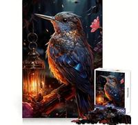 Puzzle Martin-pêcheur Vibrant 1000 Pièces pour Adolescents Clarté d'esprit Distraction Douce Cadeau de Noël Parfait (38x52cm)