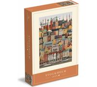 Puzzle Martin Schwartz Stockholm, puzzle de ville Suède, 50 x 70 cm, 1000 pièces, MS0603