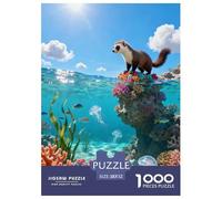 Puzzle Martre des Pins 1000 Pièces pour Adultes Et Enfants, Défiant Et Stimulant, Casse-tête Corail, Décoration Intérieure, Cadeau Adulte 52x38cm/1000pcs