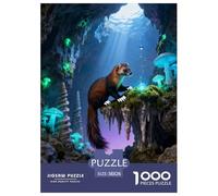 Puzzle Martre des Pins 1000 Pièces pour Adultes Et Enfants, Défiant Et Stimulant, Casse-tête Grotte Mystérieuse, Home Decor, Cadeau Adulte 38x26cm/1000pcs