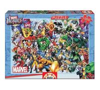 Puzzle Marvel 1000 pièces - EDUCA - Collage des héros - Dessins animés et BD