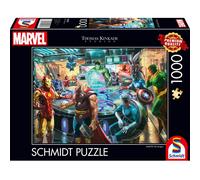 Schmidt-Spiele Puzzle The Avengers - 1000 pièces - Marvel - Thomas Kinkade