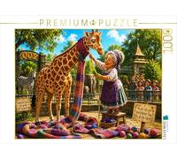 Puzzle · Maßarbeit für Die Giraffe | 1000 pièces · Format assemblé 64 × 48 cm · CALVENDO Puzzle