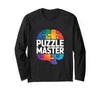 Puzzle Master Colorful Brain Fun Manche Longue
