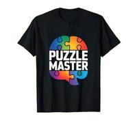 Puzzle Master Colorful Brain Fun T-Shirt