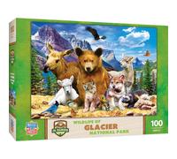 Puzzle MasterPieces 100 pi ces pour enfants Parc national des Glaciers 35,5 x 48,3 cm