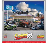 Puzzle Masterpieces de 1 000 pices pour adultes, famille ou jeunes Bomber Command Caf ? - 19,25""""x26,75""""