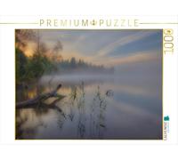 Puzzle · Matin Brumeux au Bord du lac Kirchsee | 1000 pièces · Format assemblé 64 × 48 cm · CALVENDO Puzzle