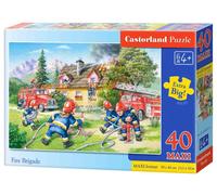 Castorland Fire Brigade 40 Maxi pcs Jeu de puzzle 40 pièces Dessins animés