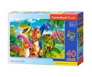 Puzzle maxi 40 elementów. Selfie dinozaurów Castorland