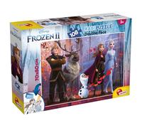 Liscianigiochi Disney Frozen LA REINE DES NEIGES 2 PUZZLE RECTO/VERSO 108 PIECES NEIGES-73399, 73399, Multicolore