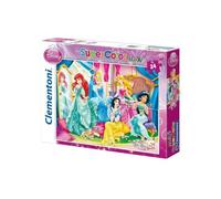 Puzzle Maxi Enfant 24 pièces - Les Princesses Jasmine Ariel Blanche Neige Aurore Et Cendrillon Dans Le Palais - Disney