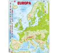 puzzle Maxi Europa junior carton 87 pièces