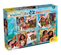 Puzzle MaxiFloor - Vaiana 2 - LISCIANIGIOCHI - 4 x 48 pièces - Dès 4 ans