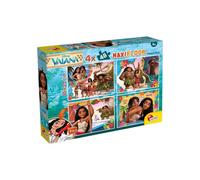 Puzzle MaxiFloor Vaiana 2 LISCIANIGIOCHI 4 x 48 pièces dès 4 ans Multicolore