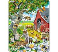 Puzzle Maxil'apiculteur avec les abeilles - LARSEN - 53 pièces - Animaux - Enfant