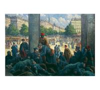 Puzzle maximilien luce - gare de l'est, 1917 - 1000 pièces