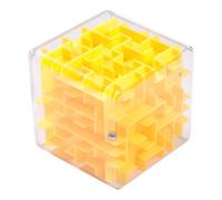 Puzzle Maze Cube - Jouet de Jeu de Balle roulante, Conception de Labyrinthe Portable Compact, Construction en Plastique Durable, activité de Formation des compétences | Jouet éducatif Fidget pour