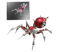 Puzzle mécanique 3D en métal Araignée de guerre pour adultes à construire - Kit de modèle d'assemblage d'animaux bioniques steampunk et insectes - Affichage de classe de sciences naturelles