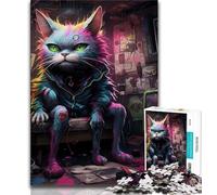 Puzzle mécanique pour Adultes, 1 000 pièces, Anti-Stress, défi Difficile, à Offrir en Cadeau à Toute la Famille (38x26cm)