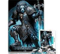 Puzzle mécanique Tigre 1000 pièces pour Adultes et Adolescents Jouets éducatifs Jeux Anti-Stress décoration d'intérieur Unique et Cadeaux (50x75cm)