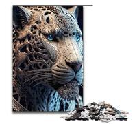 Puzzle mécanique Tigre en Bois de 1000 pièces pour Adultes 75 x 50 cm idéal pour Noël Cadeau Parfait