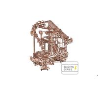Puzzle Mécanisme 3D en bois - Parcours à billes en spirale électrique- 558pcs WoodTrick Kits de montage