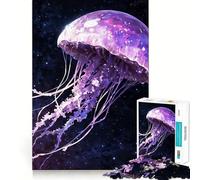 Puzzle Méduse de l'espace pour Adultes 1000 Pièces Jeu Intelligent Détente et Amusant Assembler Cadeau Précieux (50x75cm)