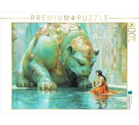 Puzzle · Meilleure Amie | La Bête est très curieuse · 1000 pièces · Format assemblé 64 × 48 cm · CALVENDO Puzzle